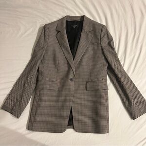 Banana Republic Siena Italian wool suit jacket/blazer in plaid